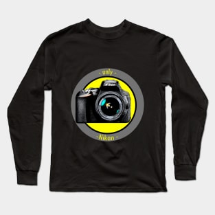 only Nikon design Long Sleeve T-Shirt